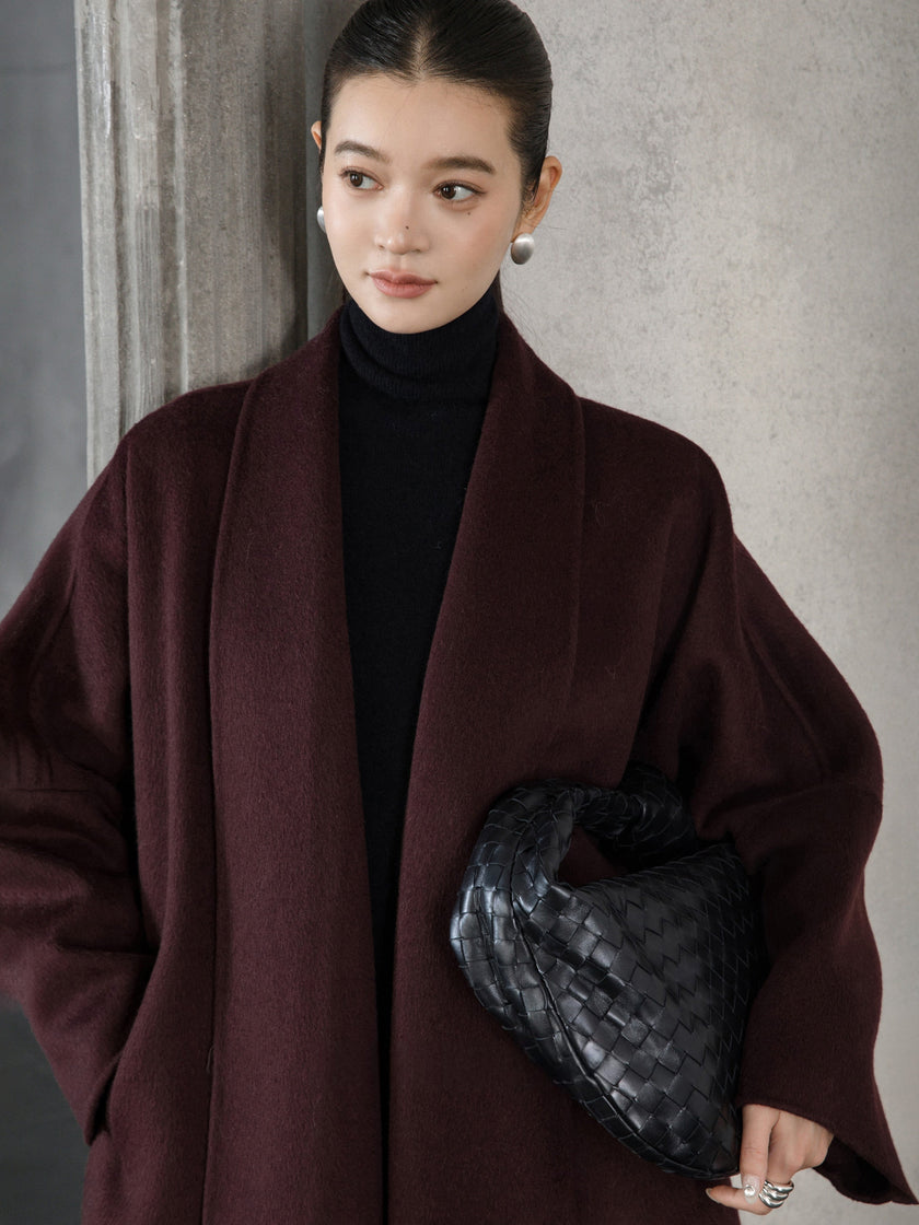 Veste en laine réversible