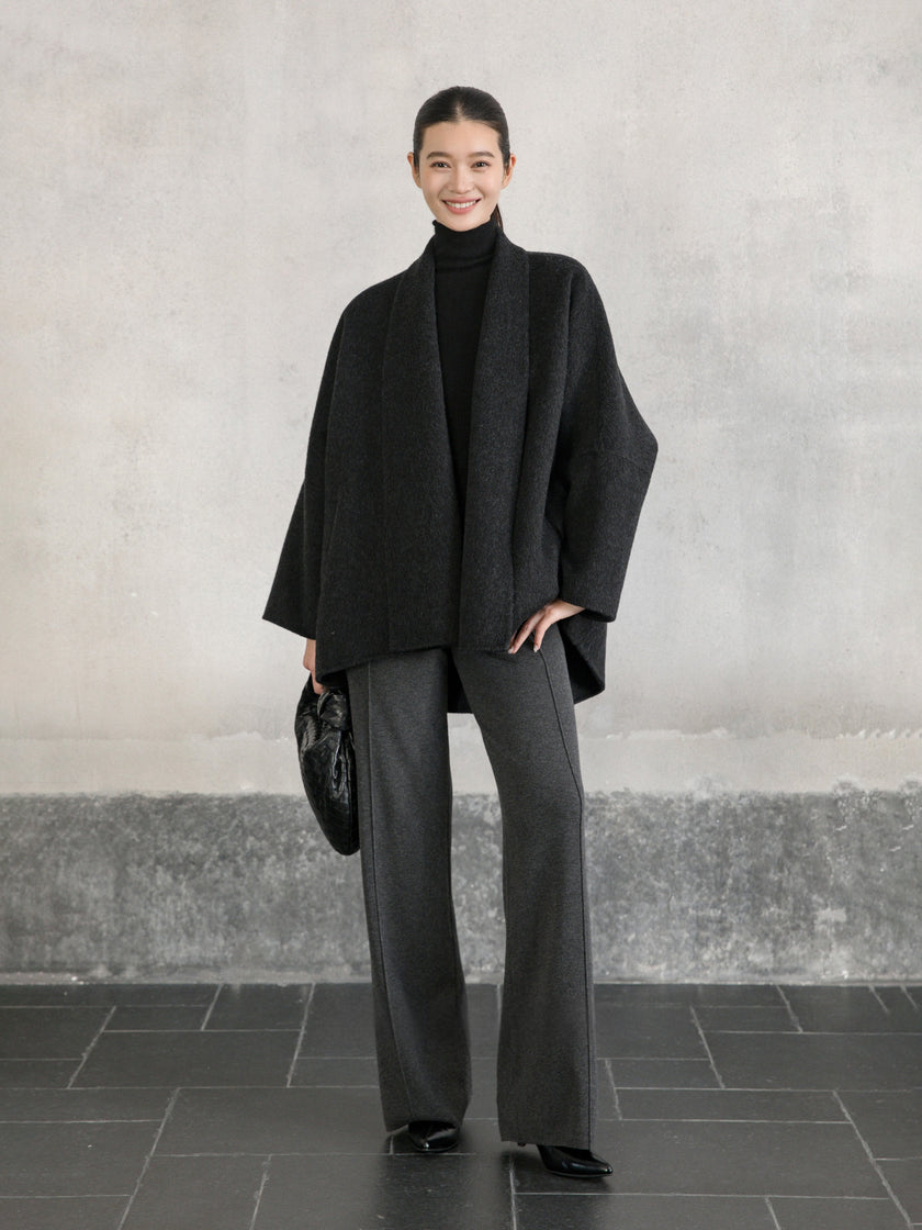 Veste en laine réversible