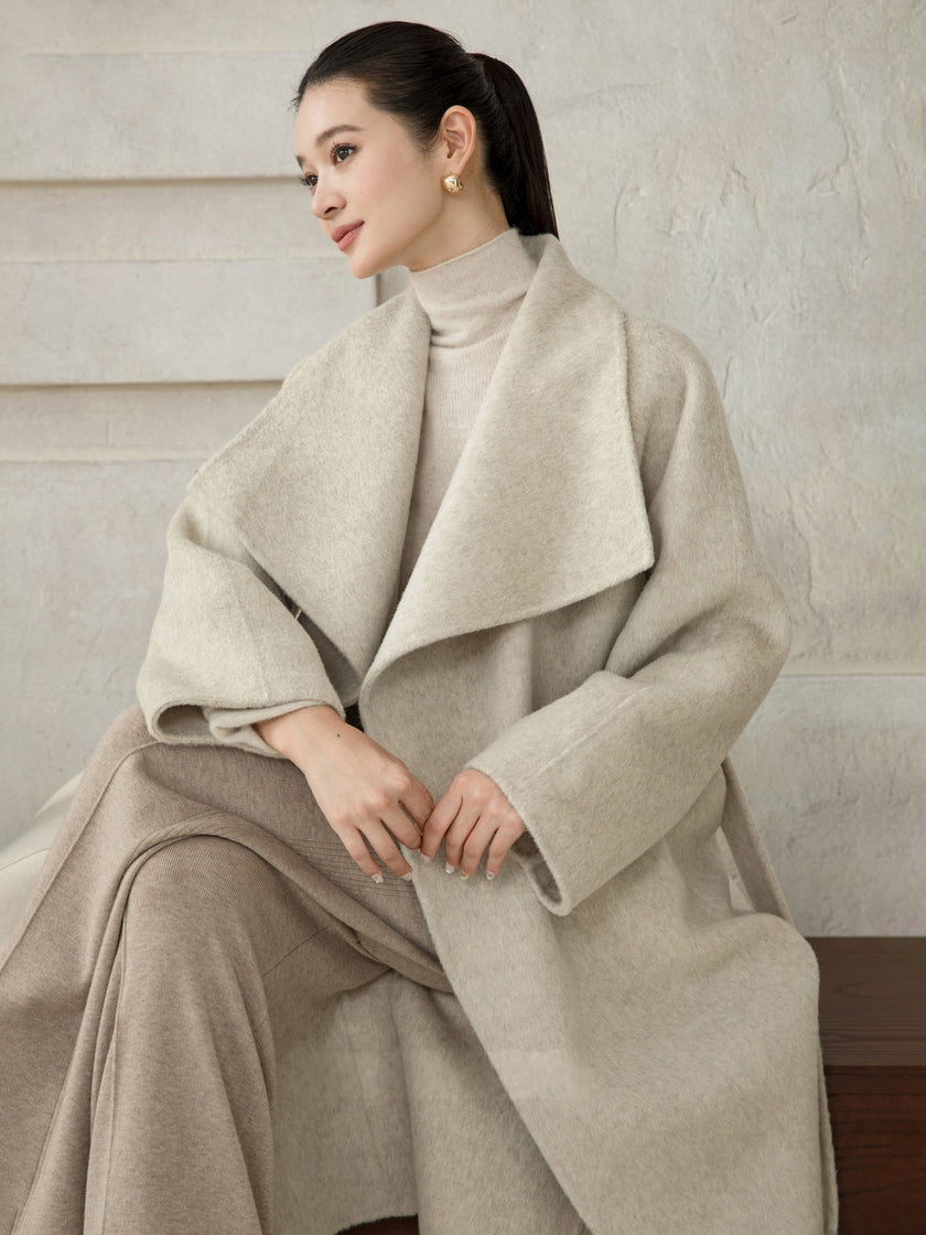 Soft-Structured Wool Coat