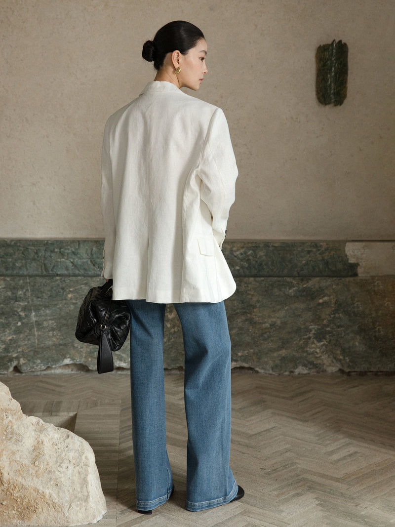 Elowen Relaxed Linen Blazer