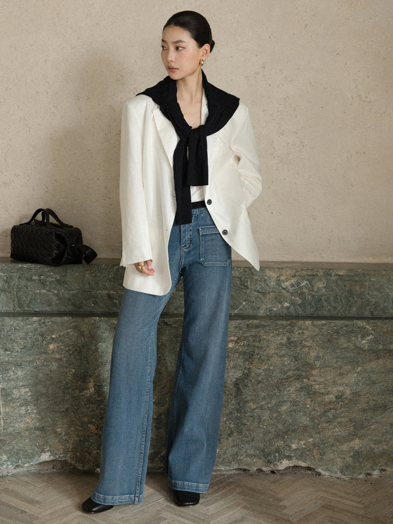 Elowen Relaxed Linen Blazer