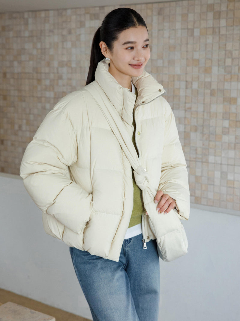 High-Neck Down Jacket