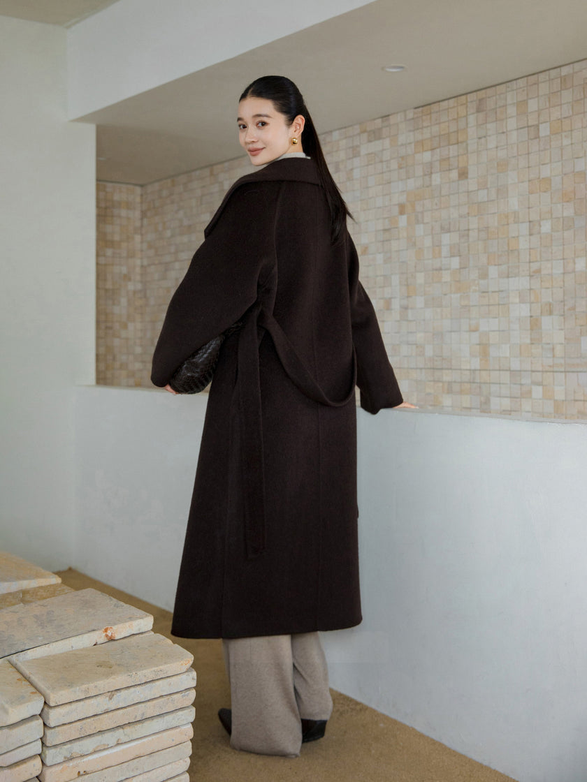 Soft-Structured Wool Coat