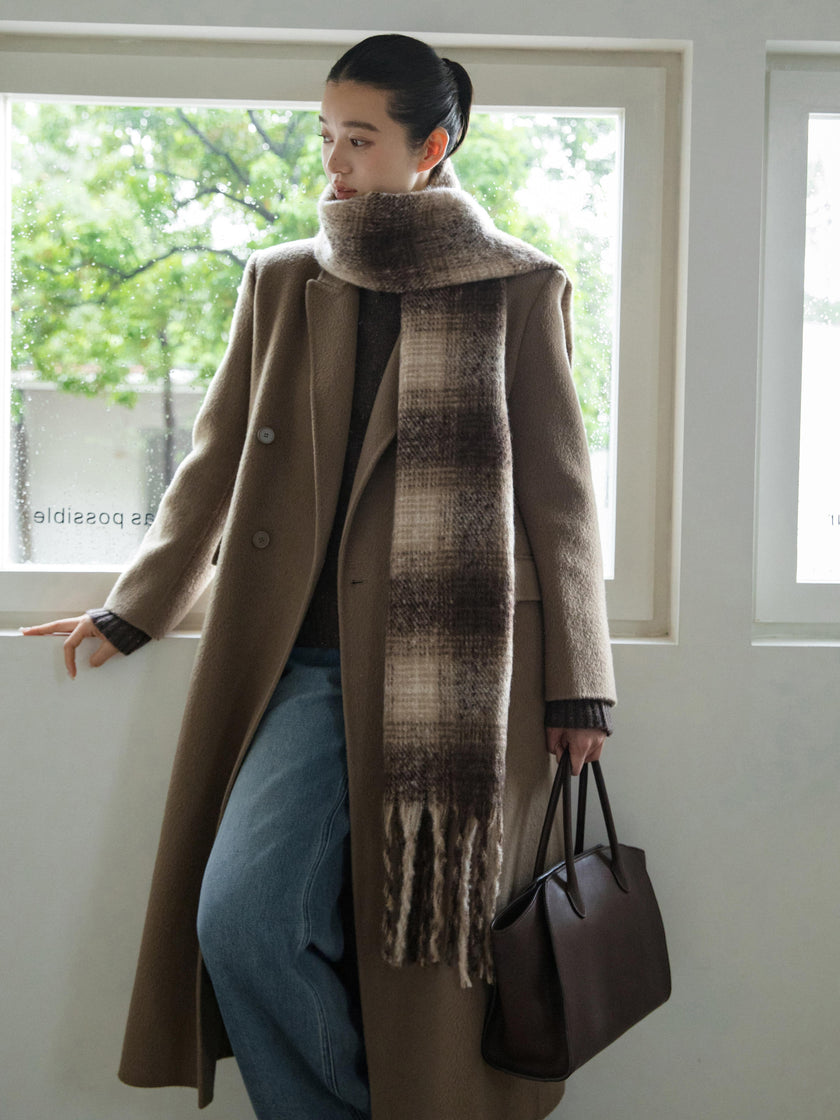 Structured Double-Breasted Coat