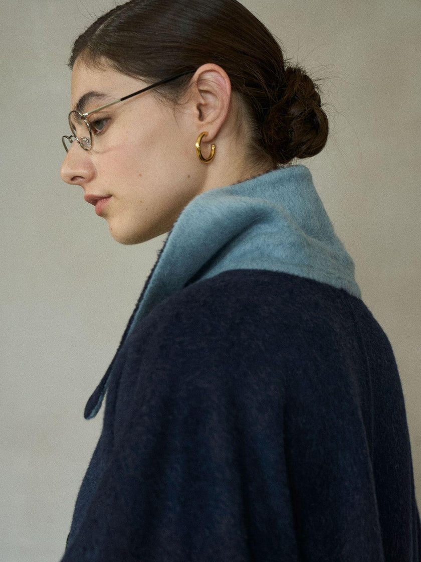 Cadenza Manteau en Laine Réversible