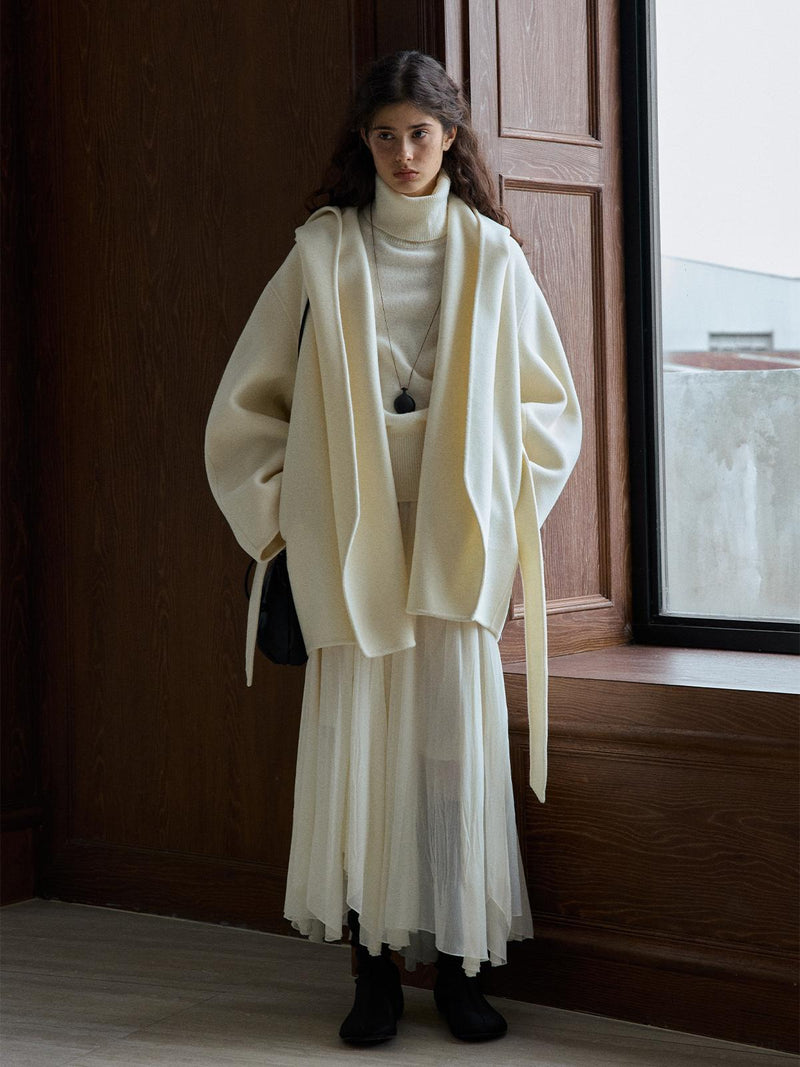 Strata Double-Faced Wool Coat