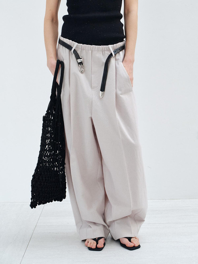 Umber Line Wool Trouser