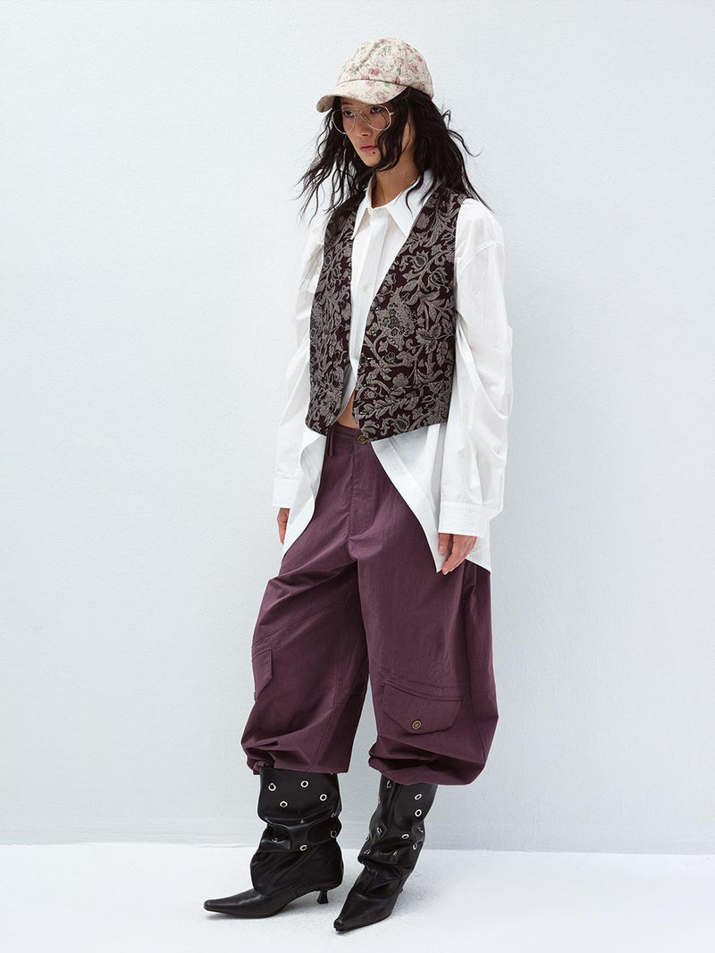 Gilet Tailleur en Tapisserie