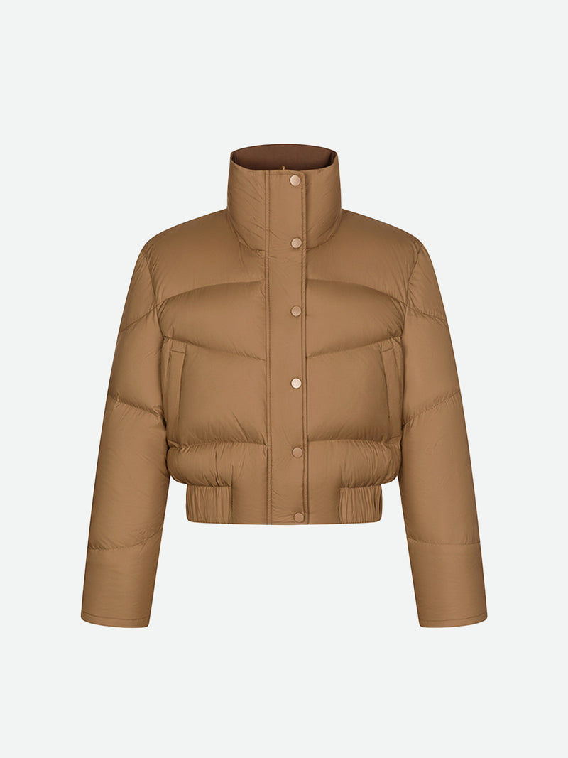 Veloria Bomber reversible de plumón