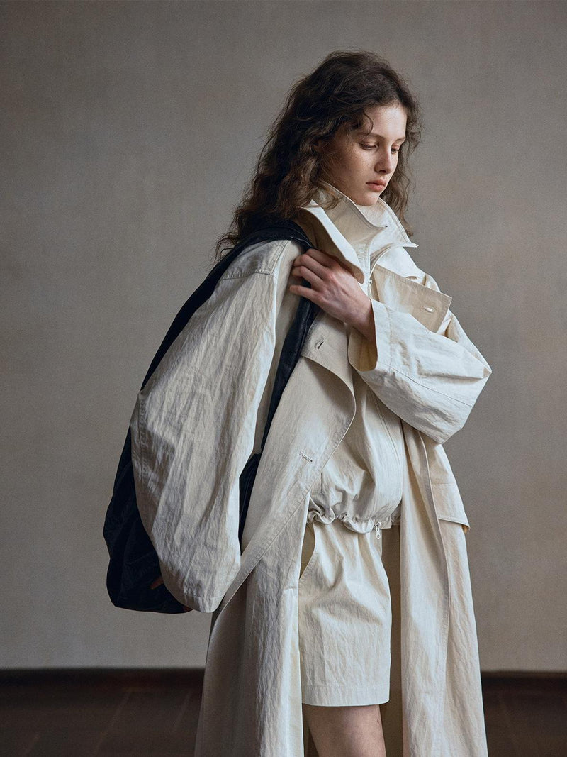 Mica Trench-Coat Voilé