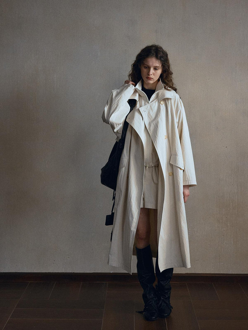 Mica Trench-Coat Voilé