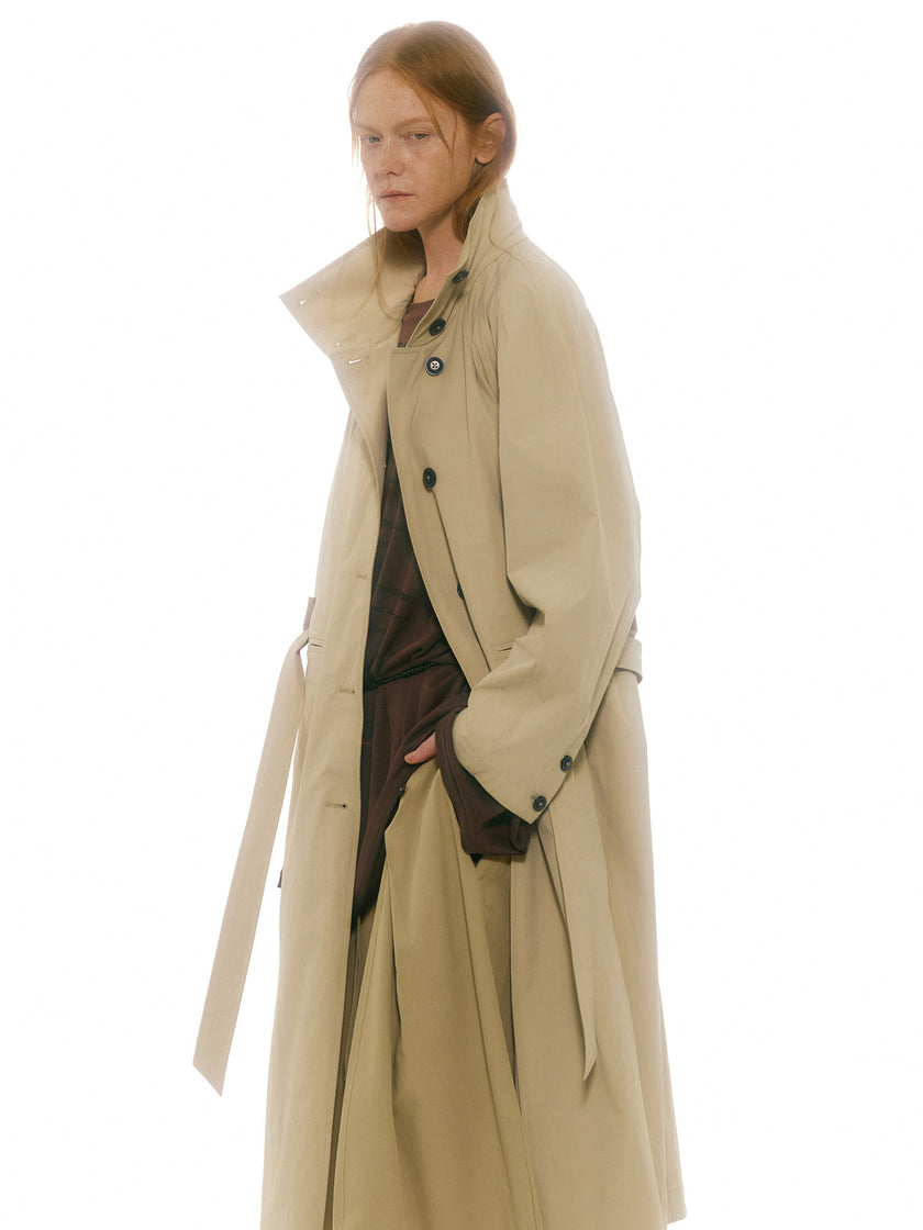 Manteau Long Ceinturé Cove