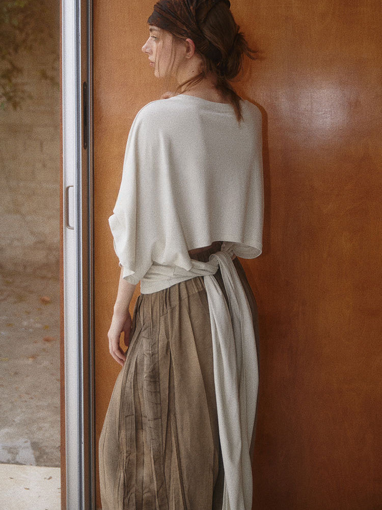 Noa Ribbon Back Tee