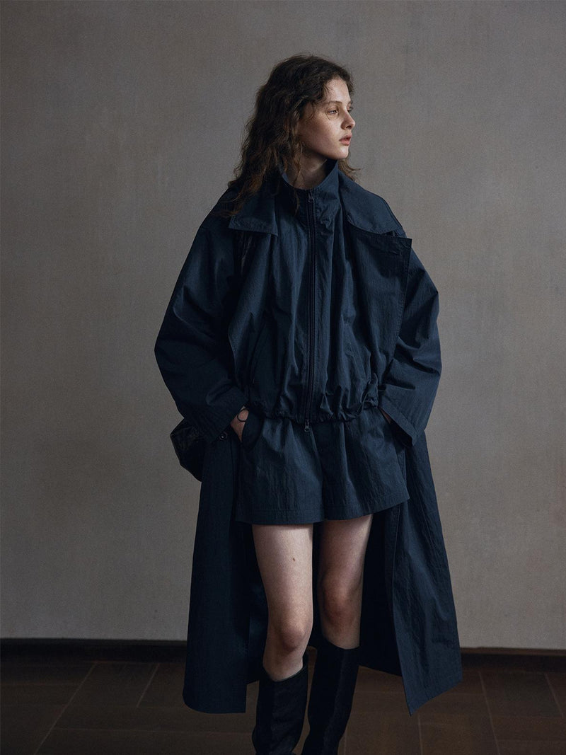 Mica Trench-Coat Voilé