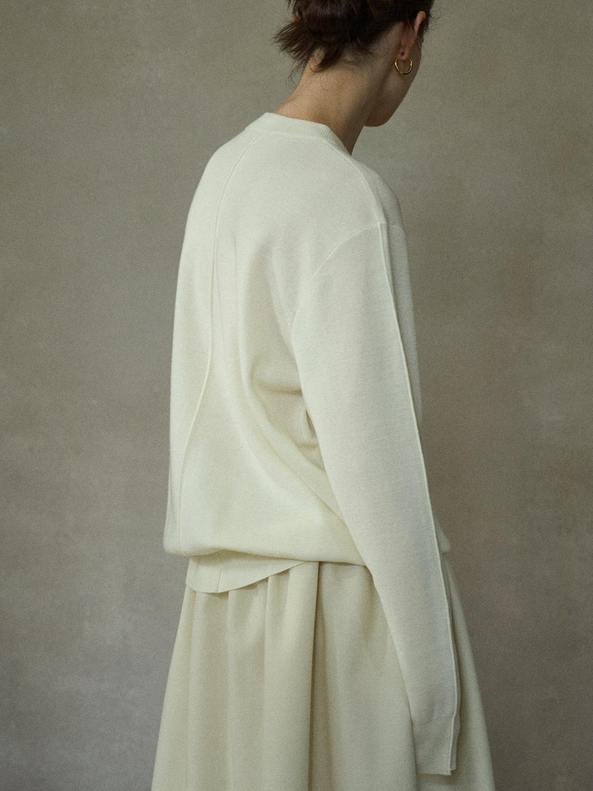 Seren Pull en Laine Col Rond