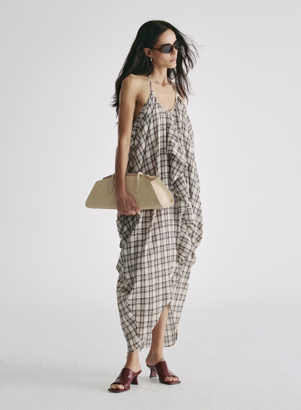 Lumen Halter Cotton Dress