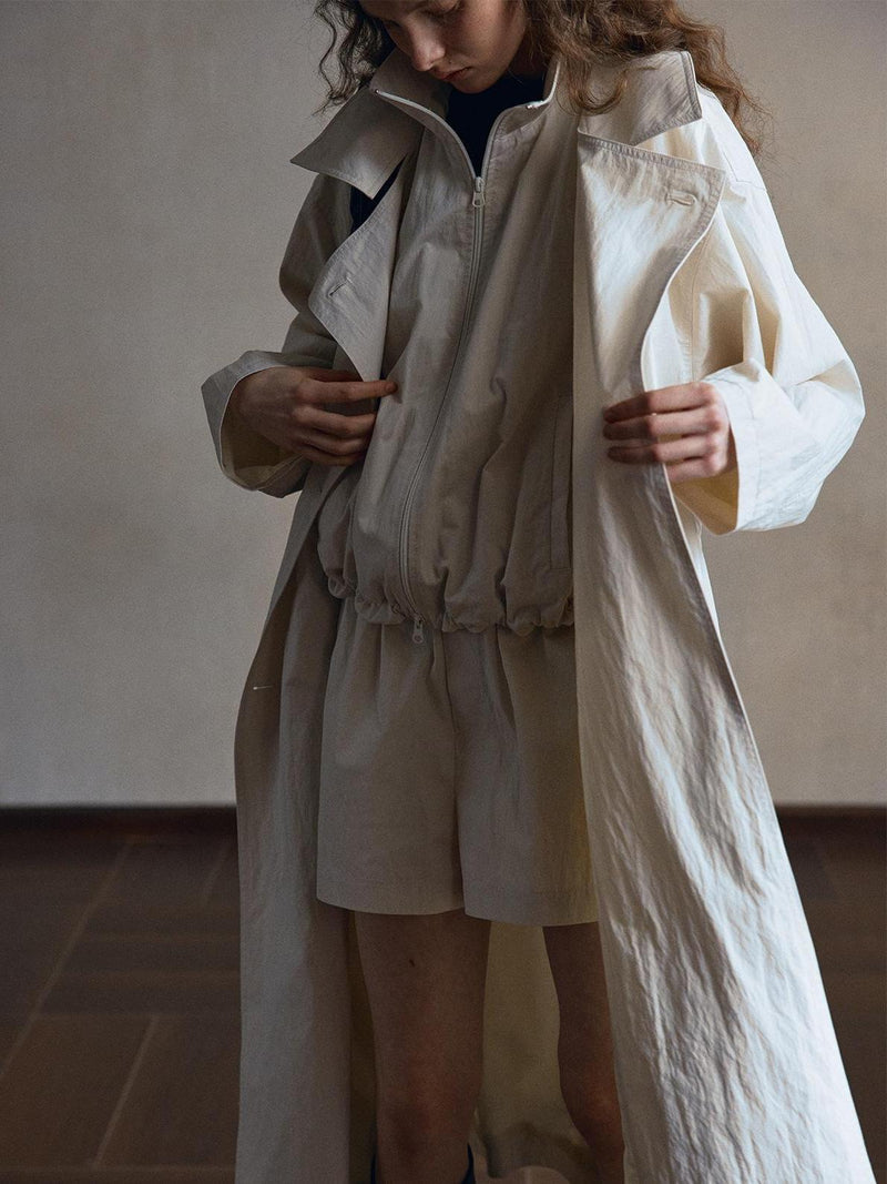 Mica Trench-Coat Voilé