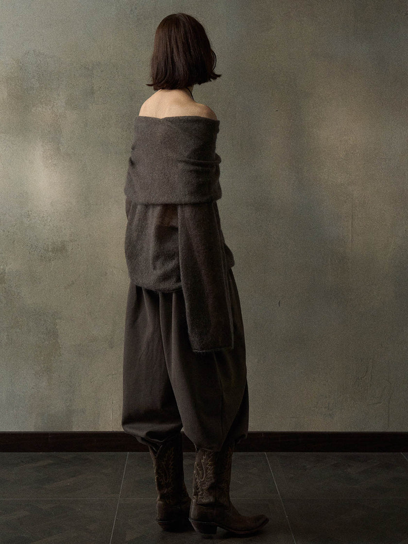 Cala Jersey de Hombros Descubiertos