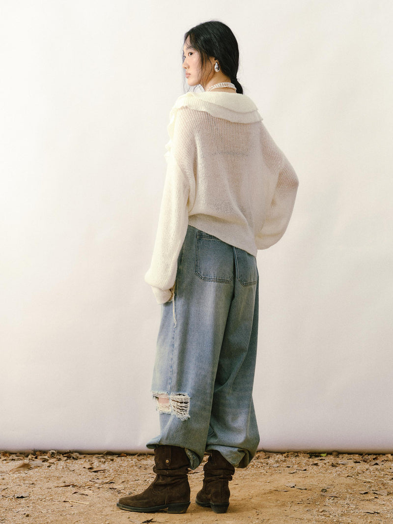 V-collo Aero Mohair