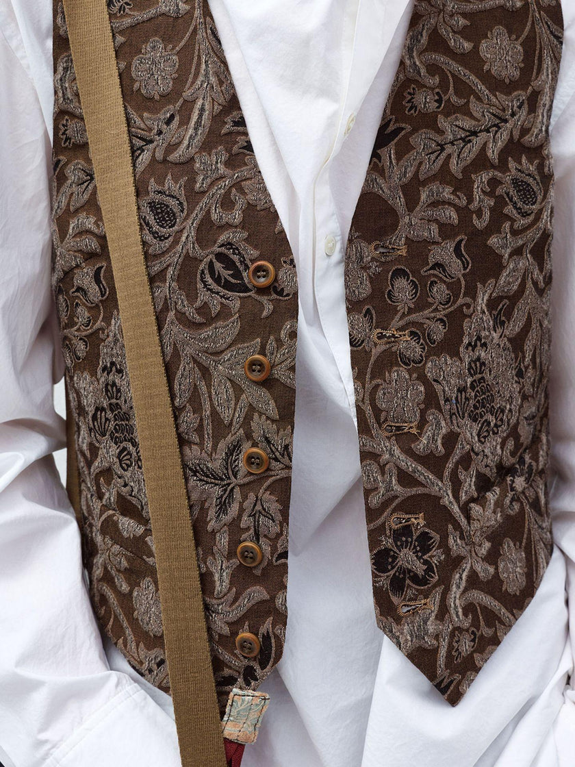 Gilet Tailleur en Tapisserie