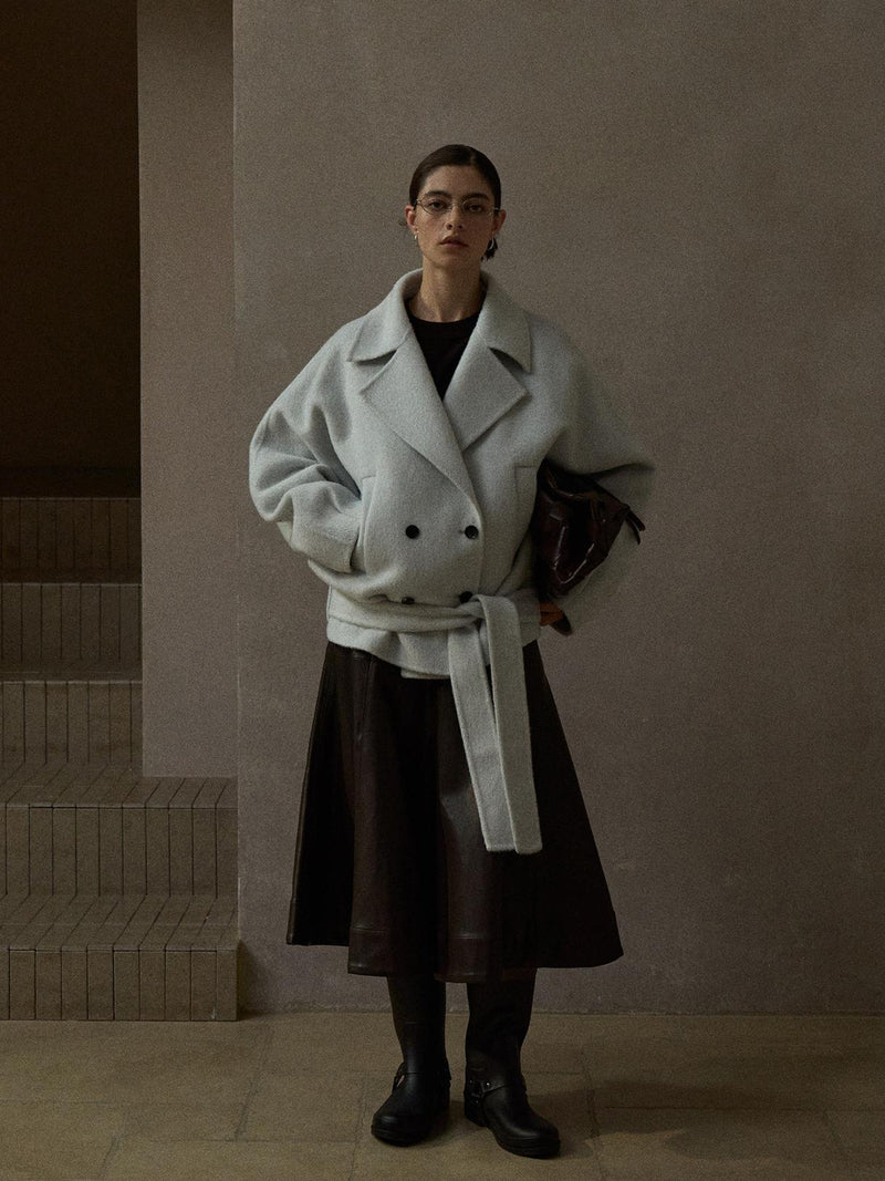 Vessel Dual-Breasted Wool Coat