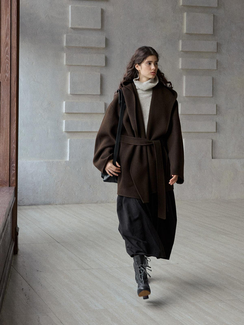 Strata Double-Faced Wool Coat