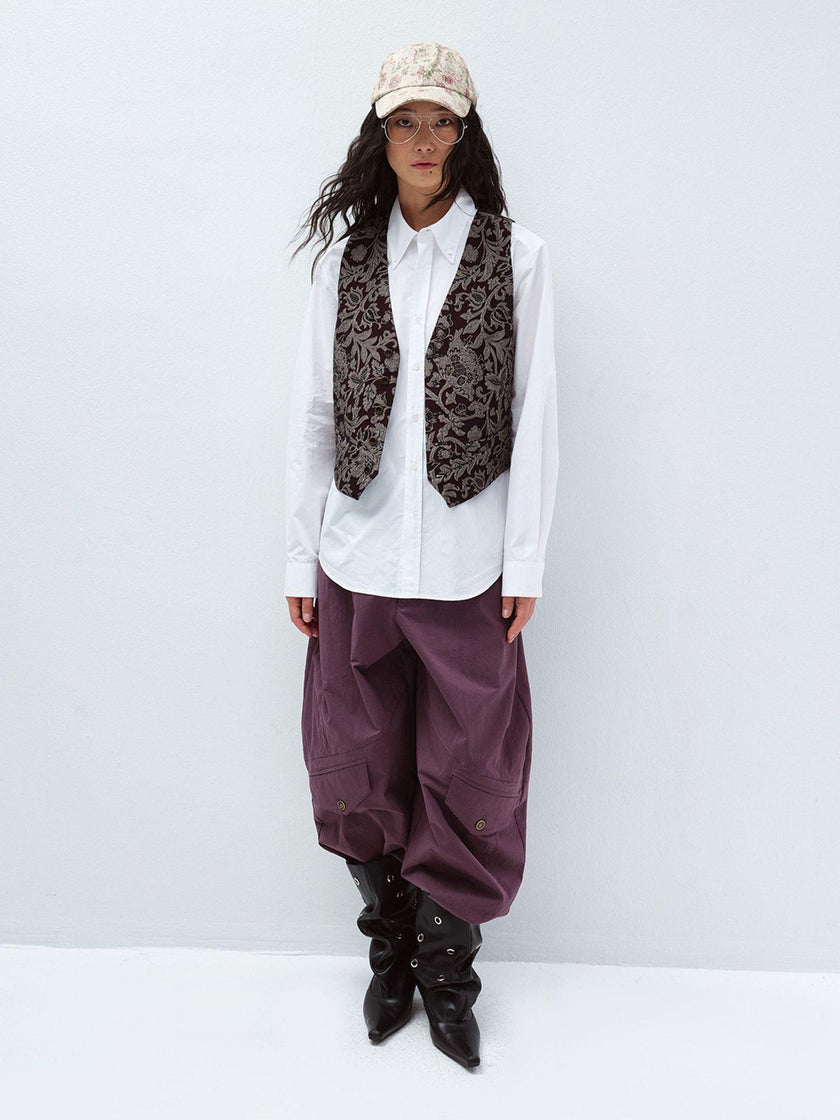 Gilet Tailleur en Tapisserie