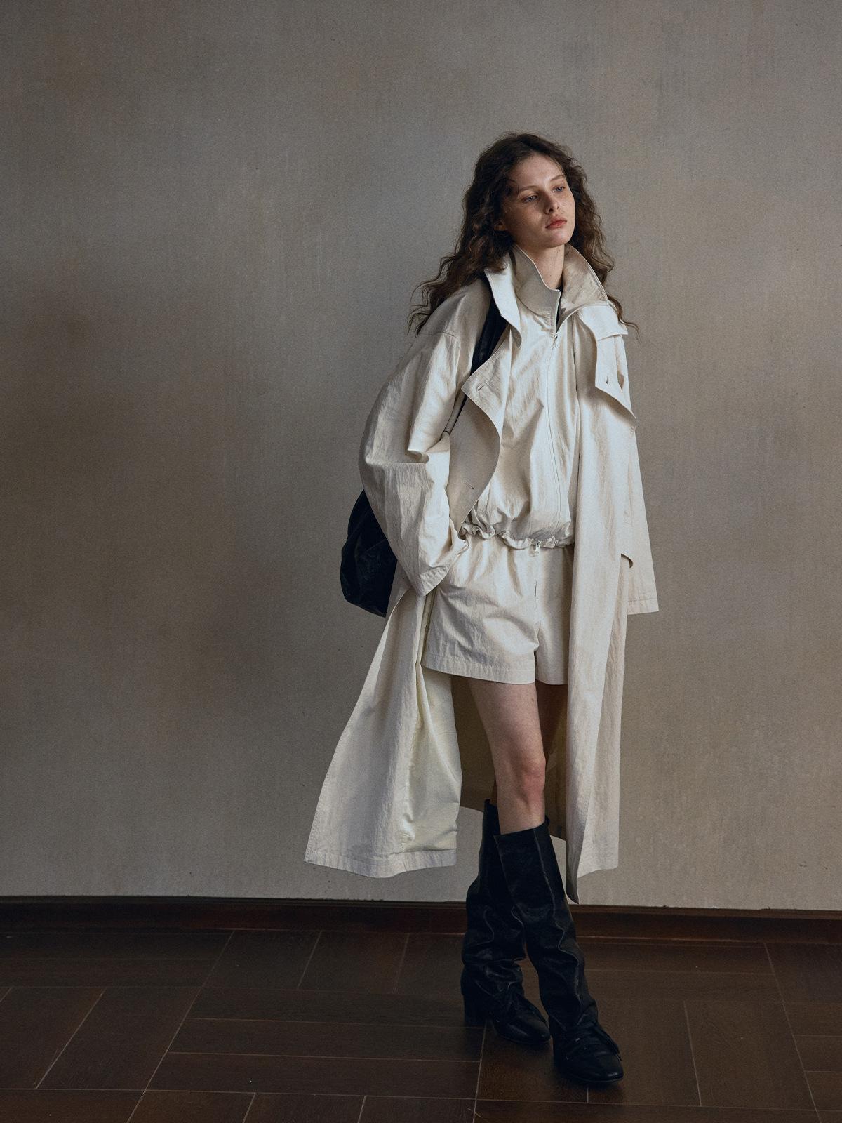 Mica Veil Trenchcoat
