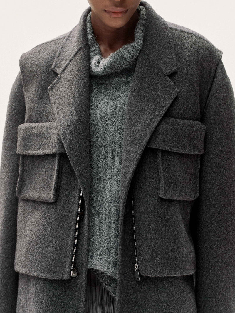 Rustic Wool Elegance Vest
