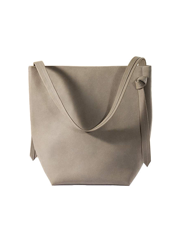 Vume Bolso Bucket de Gamuza
