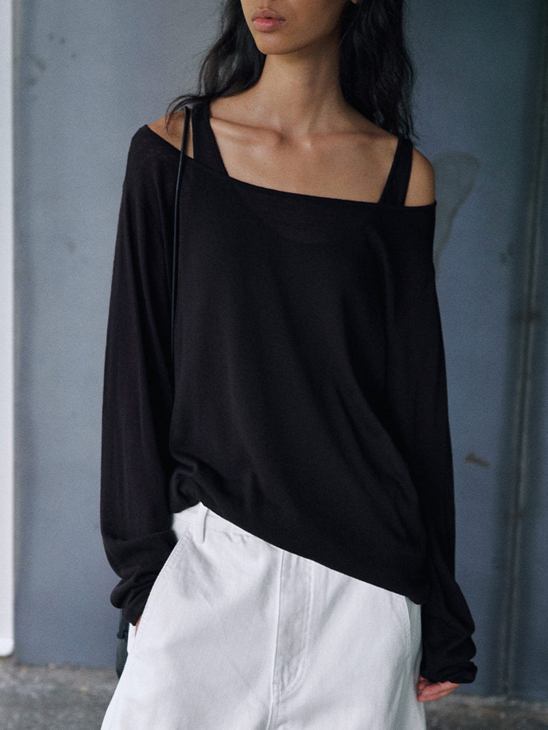 Sombra Fold Knit Top