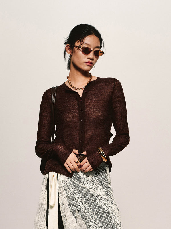 Cardigan Transparent Vapor