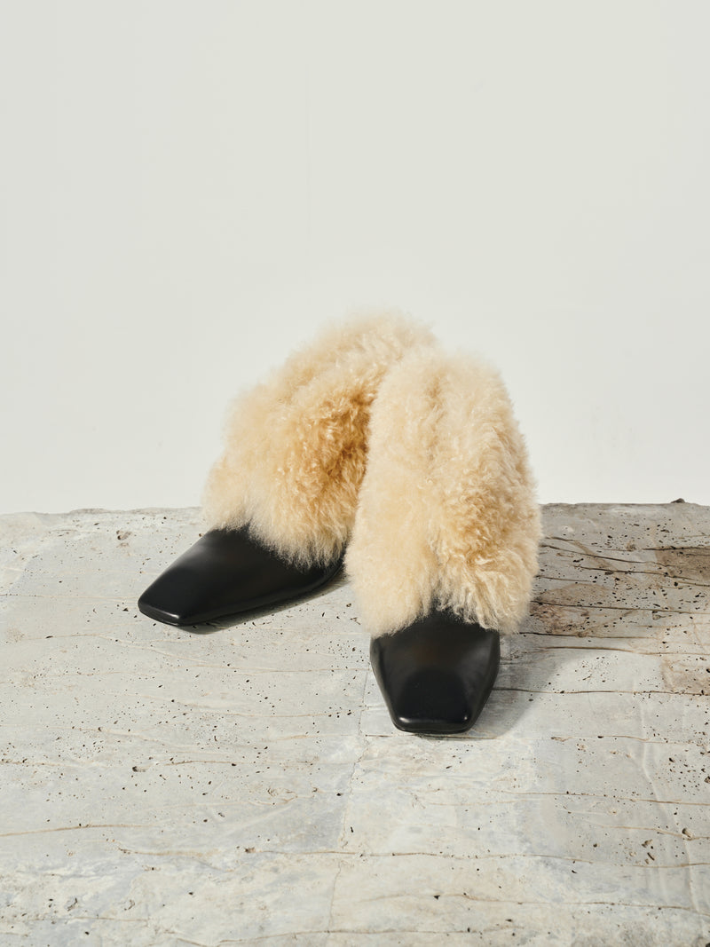 Lovisa Wool-Cuff Boots