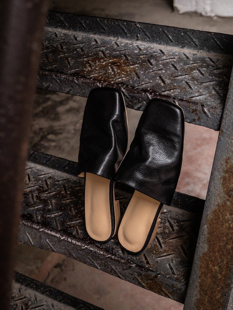 Still Mule en cuir
